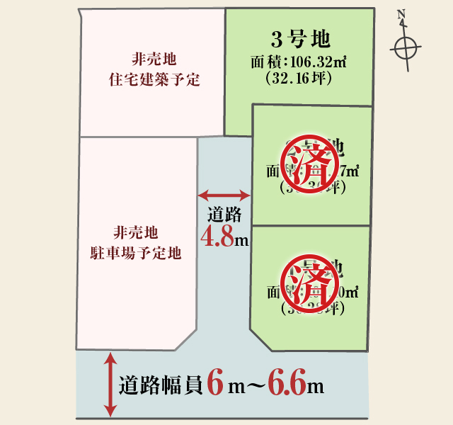 ヒルズシティ　全体区画図